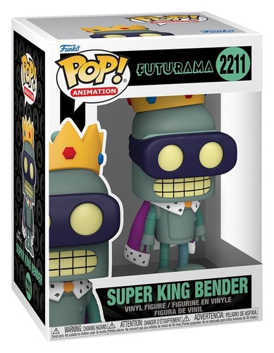 Futurama figurine king bender - futurama,