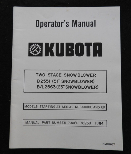 Kubota b5200 b6200 - b6200, b6100