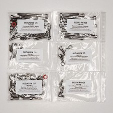 SUZUKI RM 125 1986 1987 1988 Kit vis BTR inox moteur complet RM125