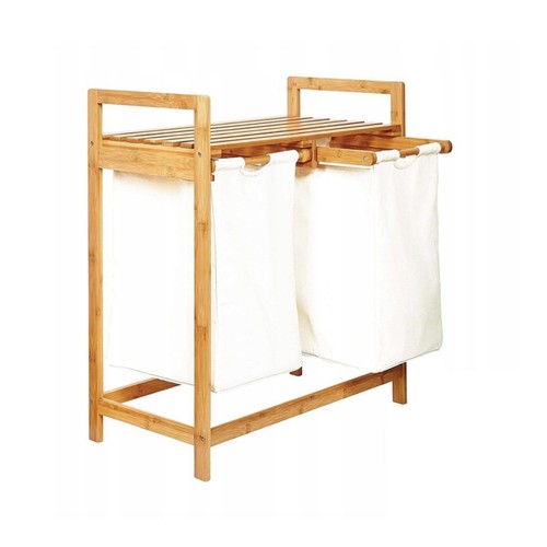 Panier linge bambou avec - panier,