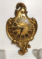 antique gold resin vintage 1960 clock clocks