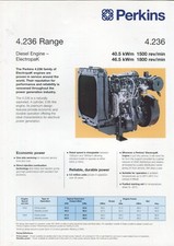 Perkins 3.152 Range brochures (2 brochures)