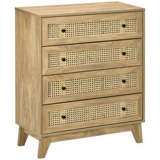 HOMCOM Commode 80x35x95cm Bois