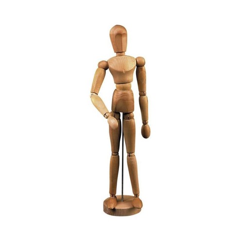 Mannequin articulé bois - en,