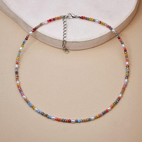 Collier perles - de,