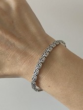 bracelet argent 925 Avec Des