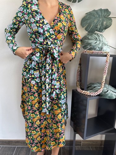Robe maje imprimé floral - robe,