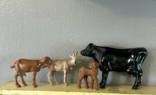 Bergen Beton Farm Animal Lot Cow Goat Lamb Billy Buck Lot k18 