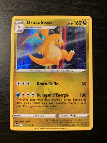 Carte pokémon holo - pokémon, dracolosse