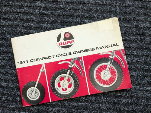 Rupp mini bike 1971 owners - bike,