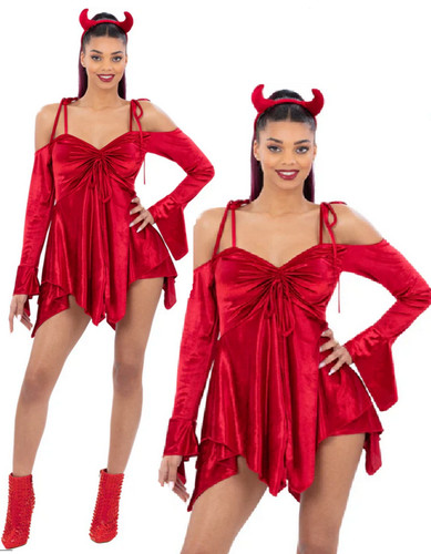 Femmes diable robe - femmes, halloween