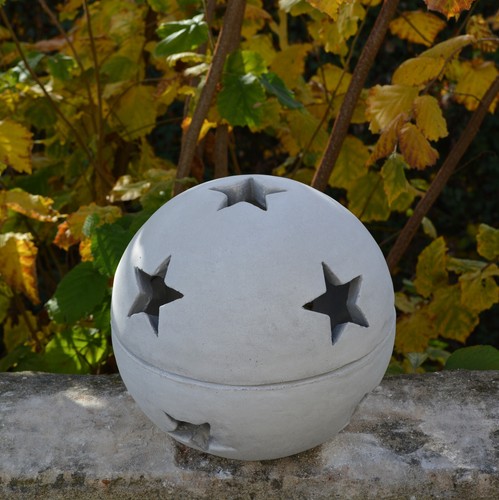 Boule étoiles pierre - boule, en