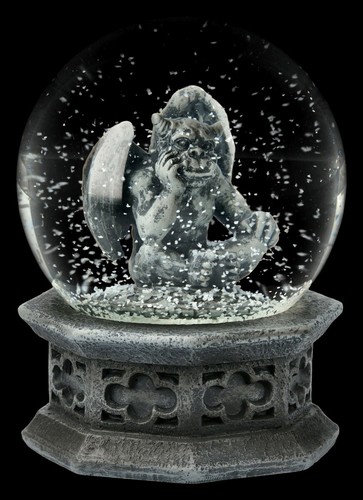 Boule neige gargouille - de,