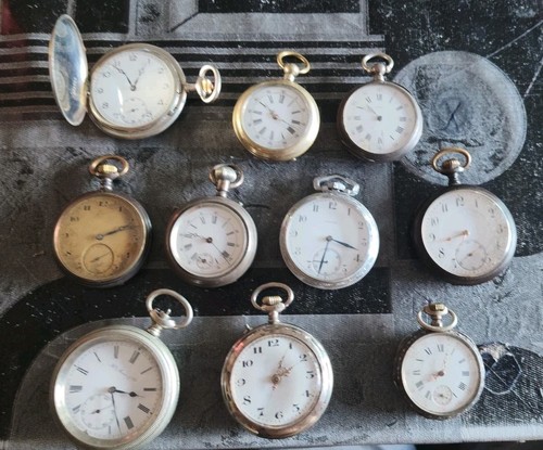Lot montres gousset - lot, 10