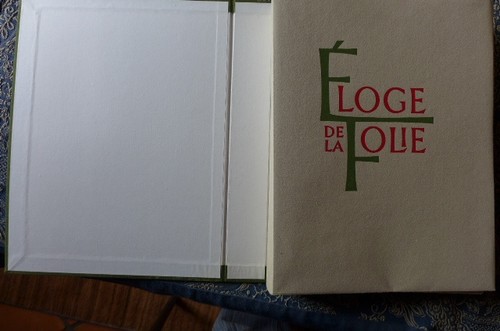 Livre rare erasme eloge de - ,