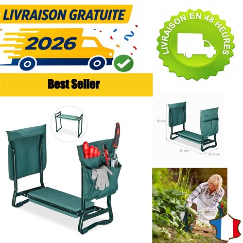 Agenouilloir siège jardin