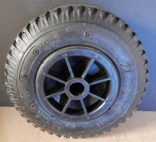 Roue 2.5-4 noir de chariot