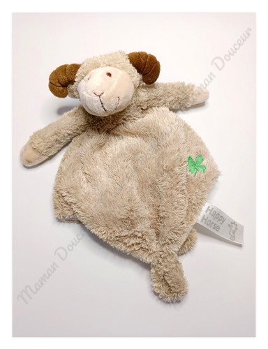 Doudou plat marionnette hochet - plat/marionnette,