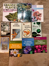 un BEAU lot 12 livres  sur LES PLANTES , le JARDINAGE,   en bon état