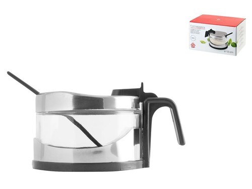 Fromagère verre inox avec - fromagère, en