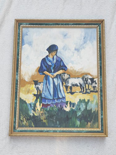 Tableau vintage marie - tableau,