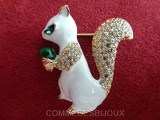Broche Vintage Écureuil à la