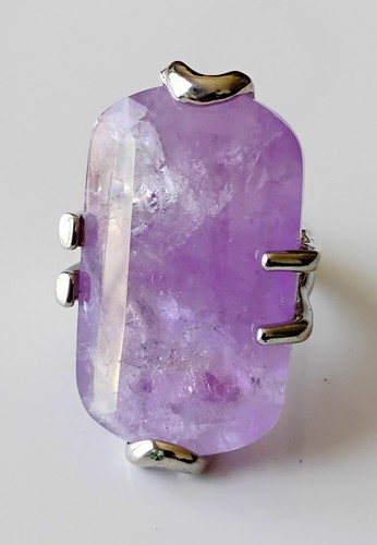 Bague améthyste taille - améthyste, 52
