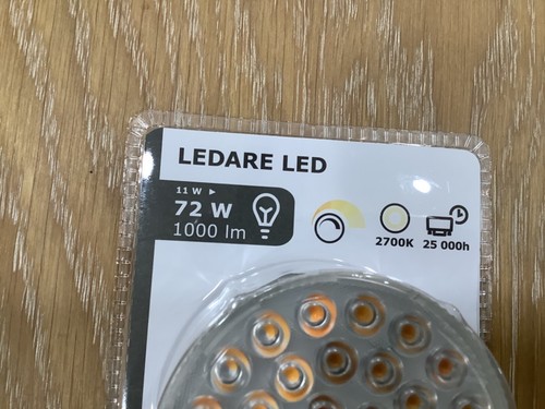 Ikea ledare led bulb gx53 - ikea,