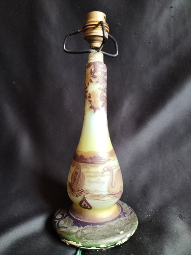 Devez pied lampe en - de, verre