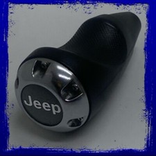 2007 - 2017 Jeep Patriot Chrome Logo OEM Shift Shifter Knob Q99