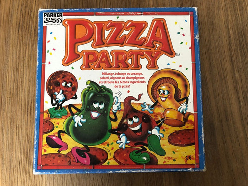 Pizza party jeu - party, vintage