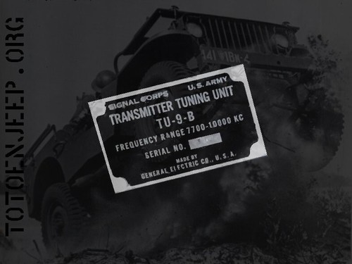Radio jeep us ww2 - tu-9,