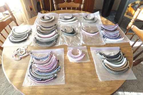 Survival bracelets lot of - survival, bracelets,