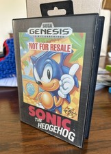 Sonic the Hedgehog “Not For Resale” edition, Sega Genesis, Vintage 