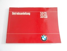 BMW E9 CS CSI  Notice de bord