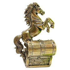 Sculpture De Cheval En Bronze