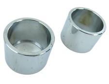 Moen 416 Faucet Handle Skirt Chrome Bathroom Wall Mount 2-Pack NEW