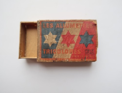 Boite allumette tricolores - boite,