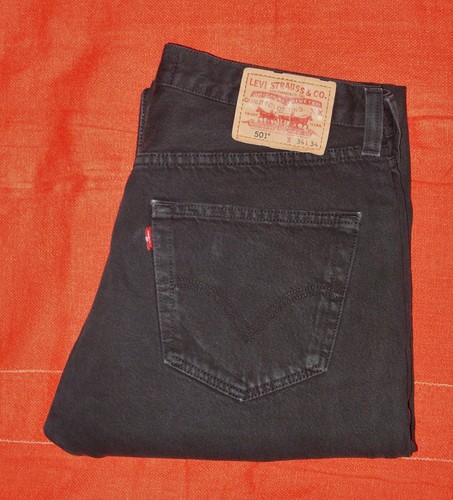 Jean levi 501 droit black - 501,