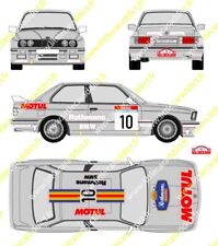 Décalcomanies BMW Rothmans Rally du 1:18 au 1:87, Maquette, Slotracing, Mini Z