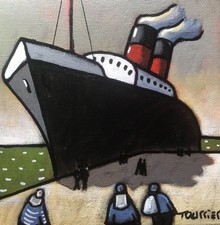 Tableau Bateau à quai