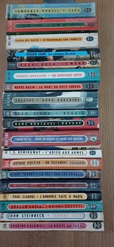 Lot livres poche - 20, anciens