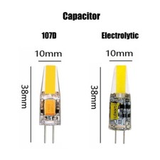 Ampoules LED Dimmables G4 1505 COB Capsule AC/DC 12V 6W Remplacer Lampe Halogène