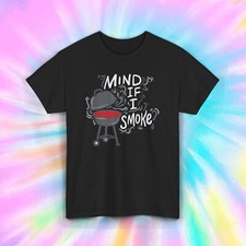 BBQ Smoking T-Shirt | Grill Master Funny Graphic Tee | Barbecue Lover Gift S-5XL