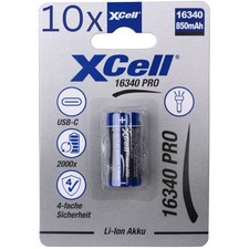 10X XCELL CR123A 16340 Pro