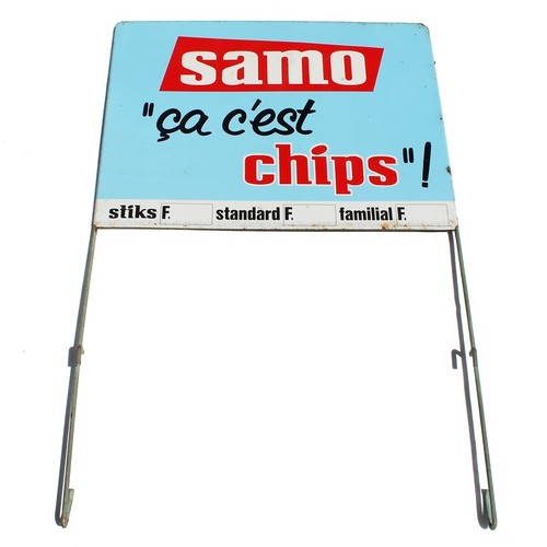 Ancienne plaque publicitaire