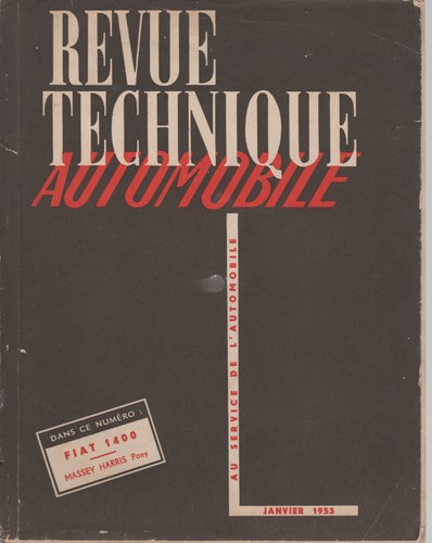 Revue technique automobile - revue,