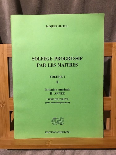 Jacques filleul solfège - jacques,