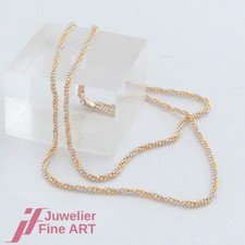 MIDAS - Chain/Necklace - Ball Chain - 14K/585 Yellow Gold/White Gold - Approx 49cm Long