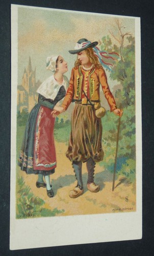Chromo 1880 1899 jardin du - chromo,